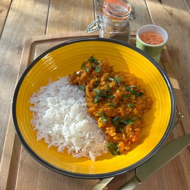dahl aux lentilles