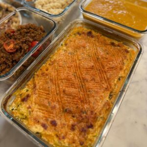 Parmentier de patates douces et cabillaud