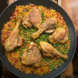 Paëlla poulet et chorizo